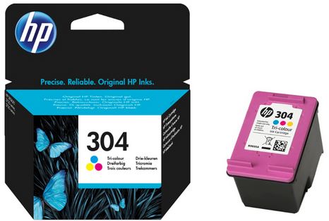 Tusz HP 304 N9K05AE Color 100 str.