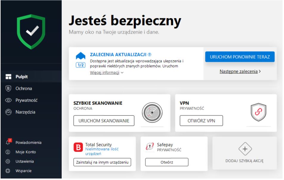 Bitdefender Internet Security 5 Stanowisk 1 Rok - Licencja elektroniczna ESD - obrazek 2