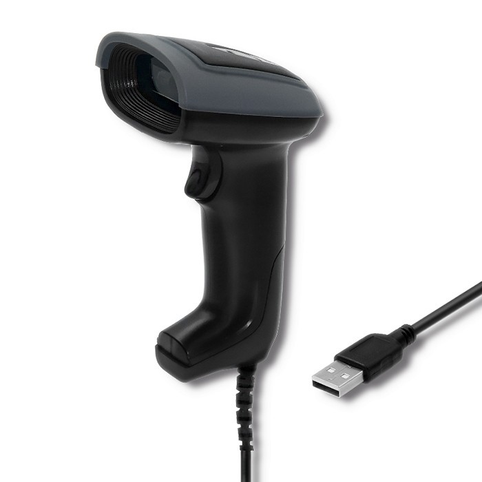 Czytnik kodów kreskowych Qoltec 1D i 2D USB