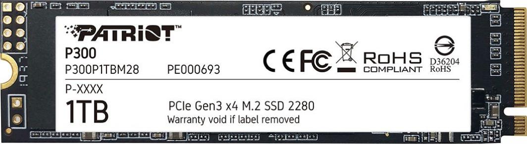 SSD M.2 NVMe  1TB  Patriot P300
