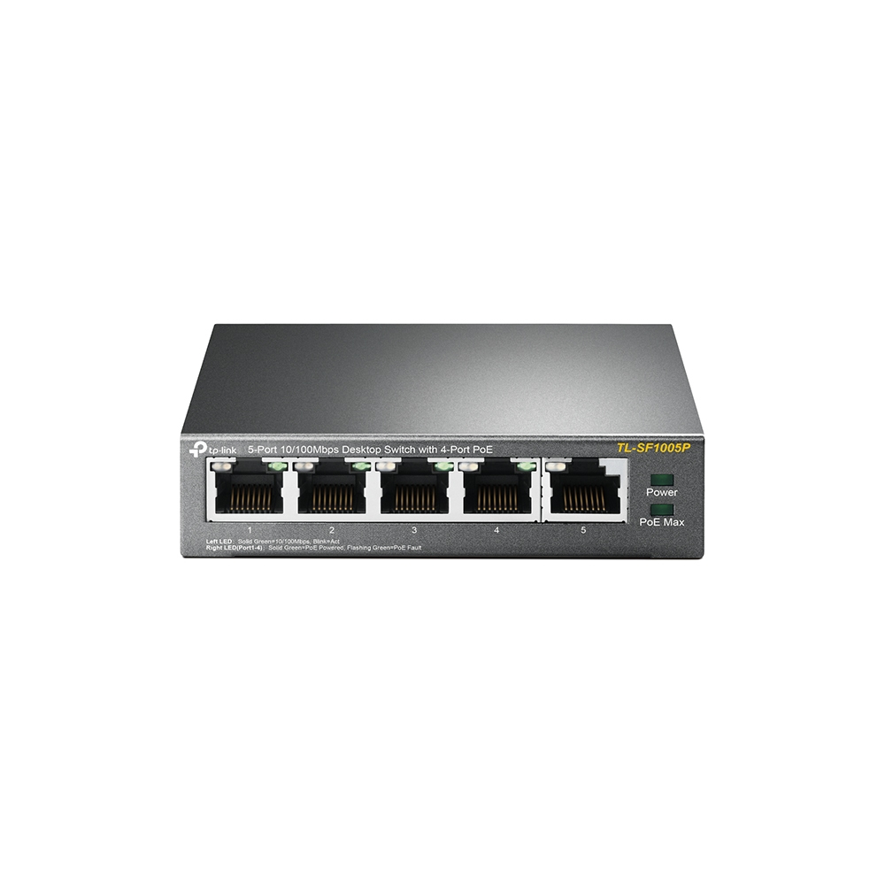 Switch TP-Link TL-SF1005P  5x10/100 MB/s  4xPoE+