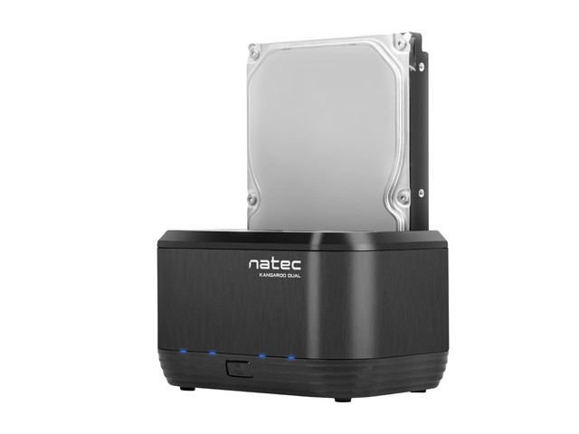Stacja dokująca dla dysków HDD 2.5 i 3.5 USB 3.0 Dual HDD Natec Kangaroo - obrazek 5