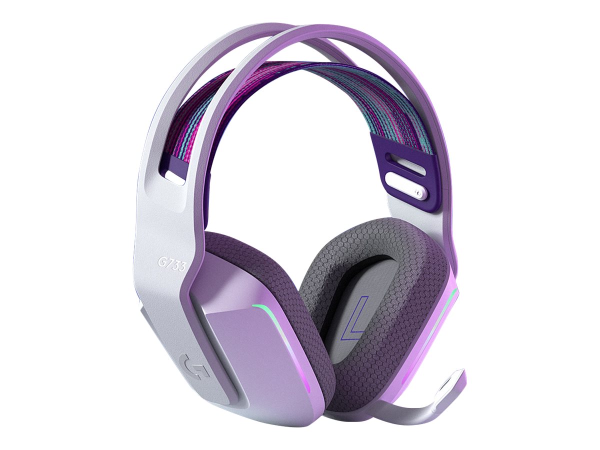 Słuchawki bezprzewodowe Logitech G733 LIGHTSPEED Wireless RGB Gaming Headset White