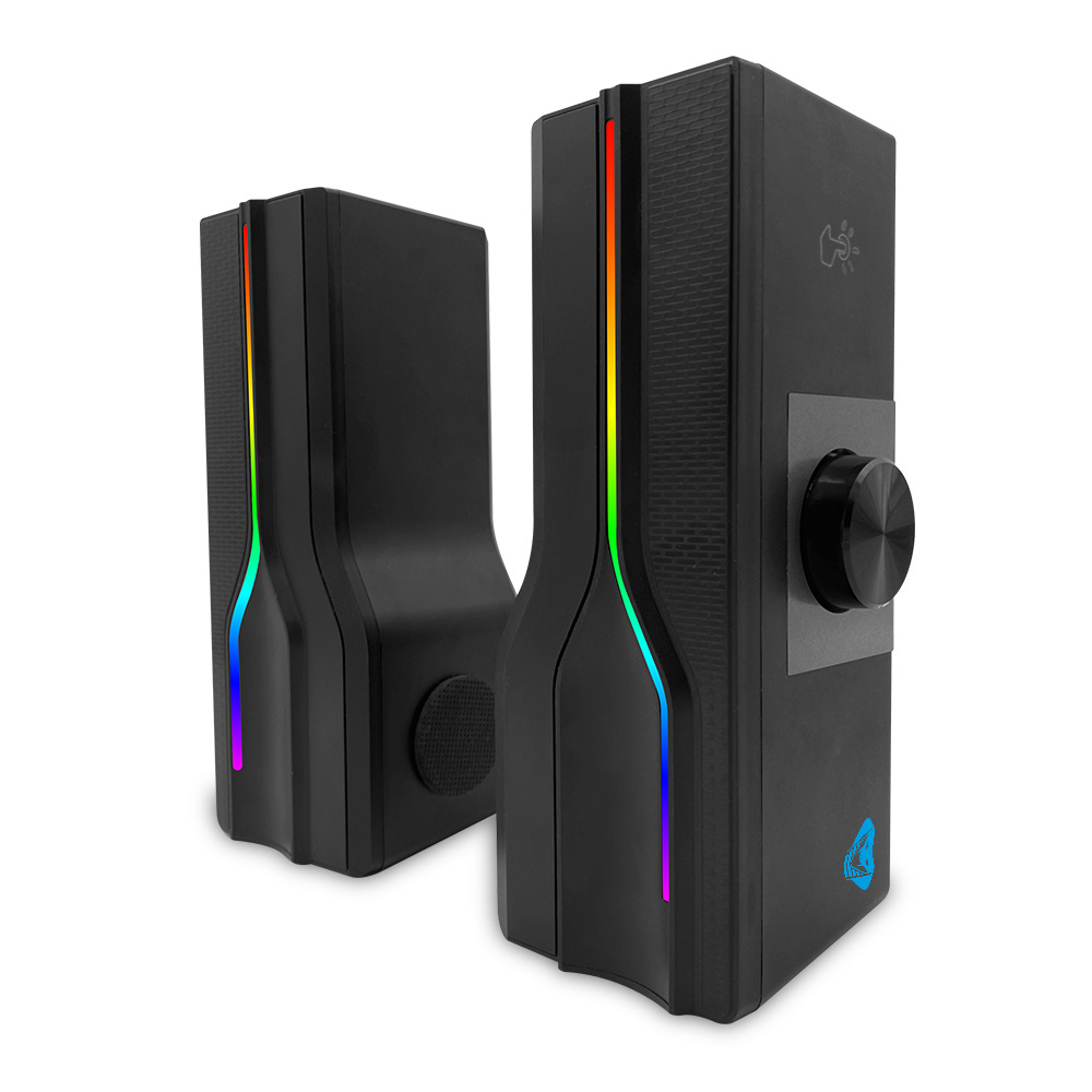 Głośniki Media-Tech ARAGOR 2.0 RGB Głośniki 2.0/ Soundbar - 320W PMPO, Bluetooth 5.0, AUX