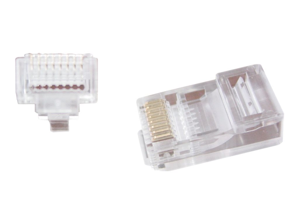 Wtyk RJ45 zaciskany kat.6 UTP przelotowy 100 szt. Gembird - obrazek 2