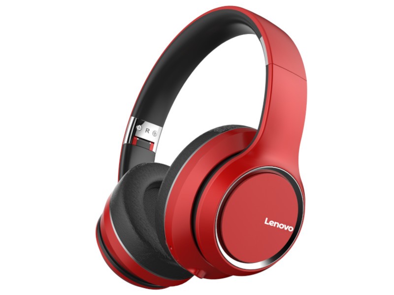 Słuchawki bezprzewodowe Lenovo HD200 Czerwone