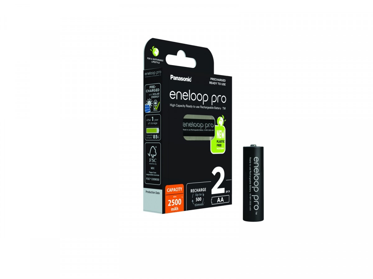 Akumulatorki AA/2500 mAh NIMH 2 szt. Panasonic Eneloop Pro