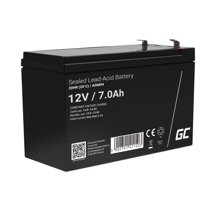 Akumulator UPS Green Cell AGM 12V 7Ah
