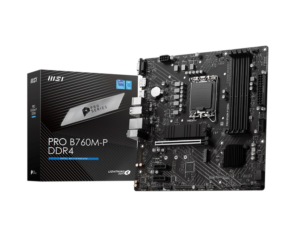 Płyta Socket LGA1700  MSI PRO B760M-P DDR4