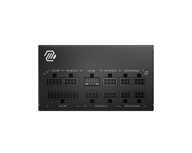 Zasilacz ATX 750W MSI MPG A750GL PCIE5 II Modularny 80 Plus Gold - obrazek 4