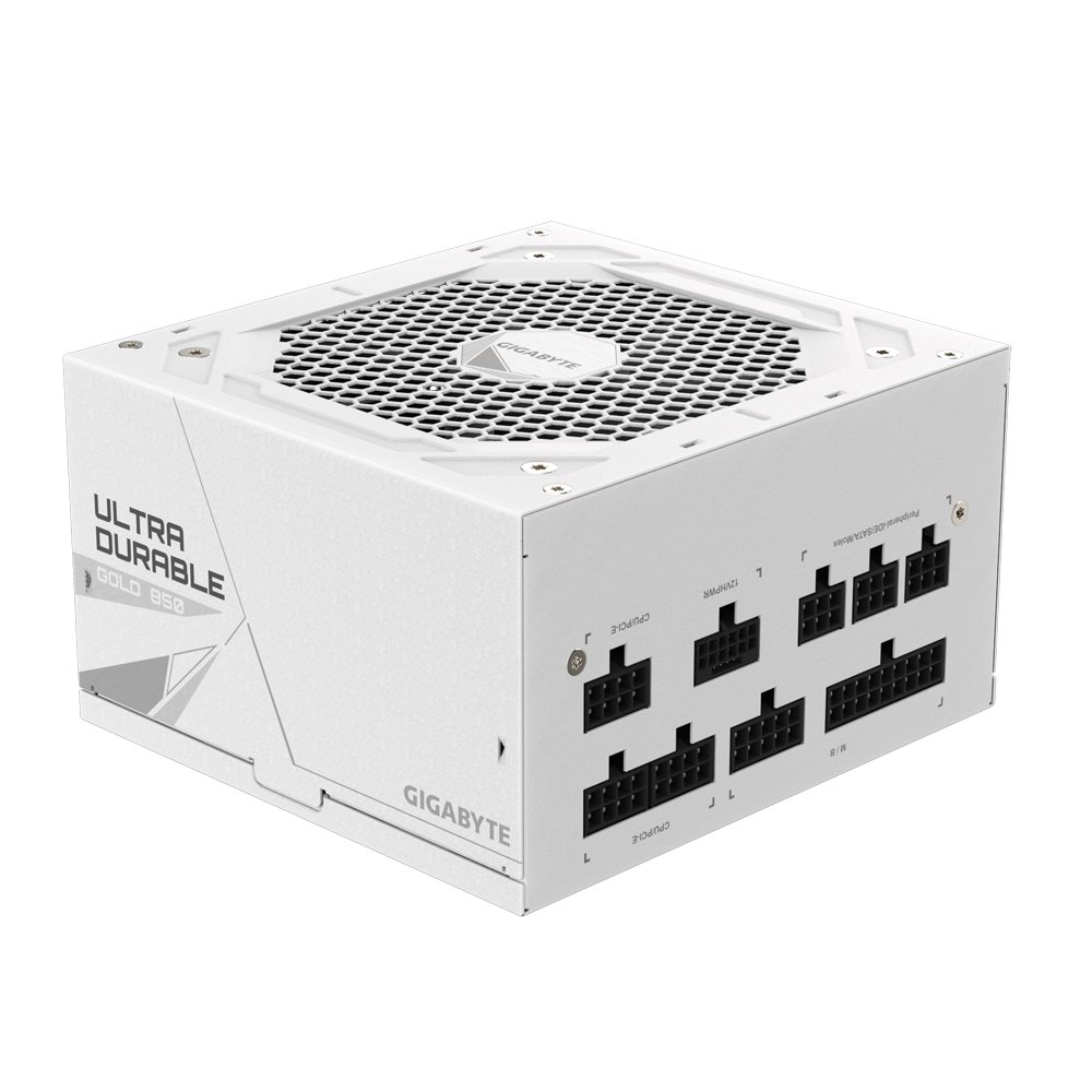 Zasilacz ATX   850W  Gigabyte UD850GM PG5 Modularny  Biały  80 Plus Gold