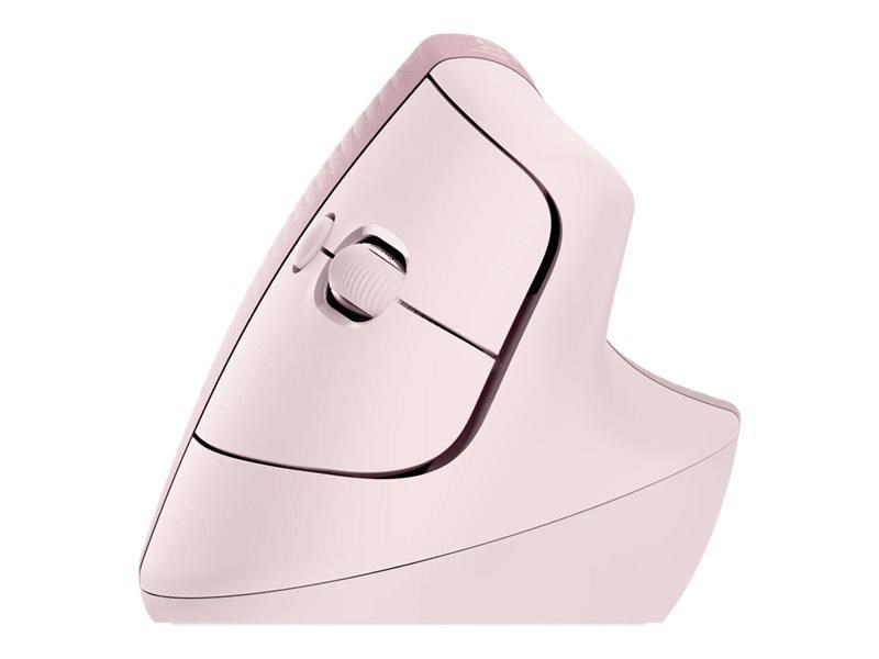Mysz bezprzewodowa Logitech Lift Vertical Różowa - obrazek 2