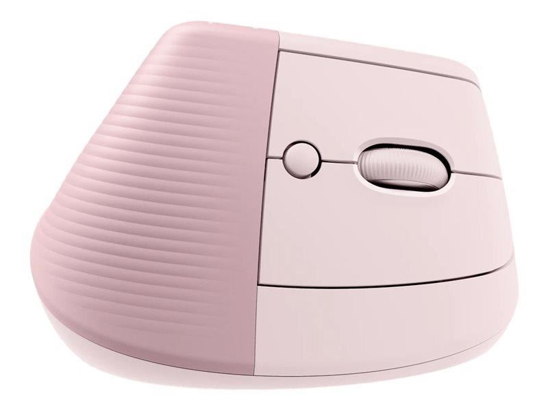 Mysz bezprzewodowa Logitech Lift Vertical Różowa - obrazek 4