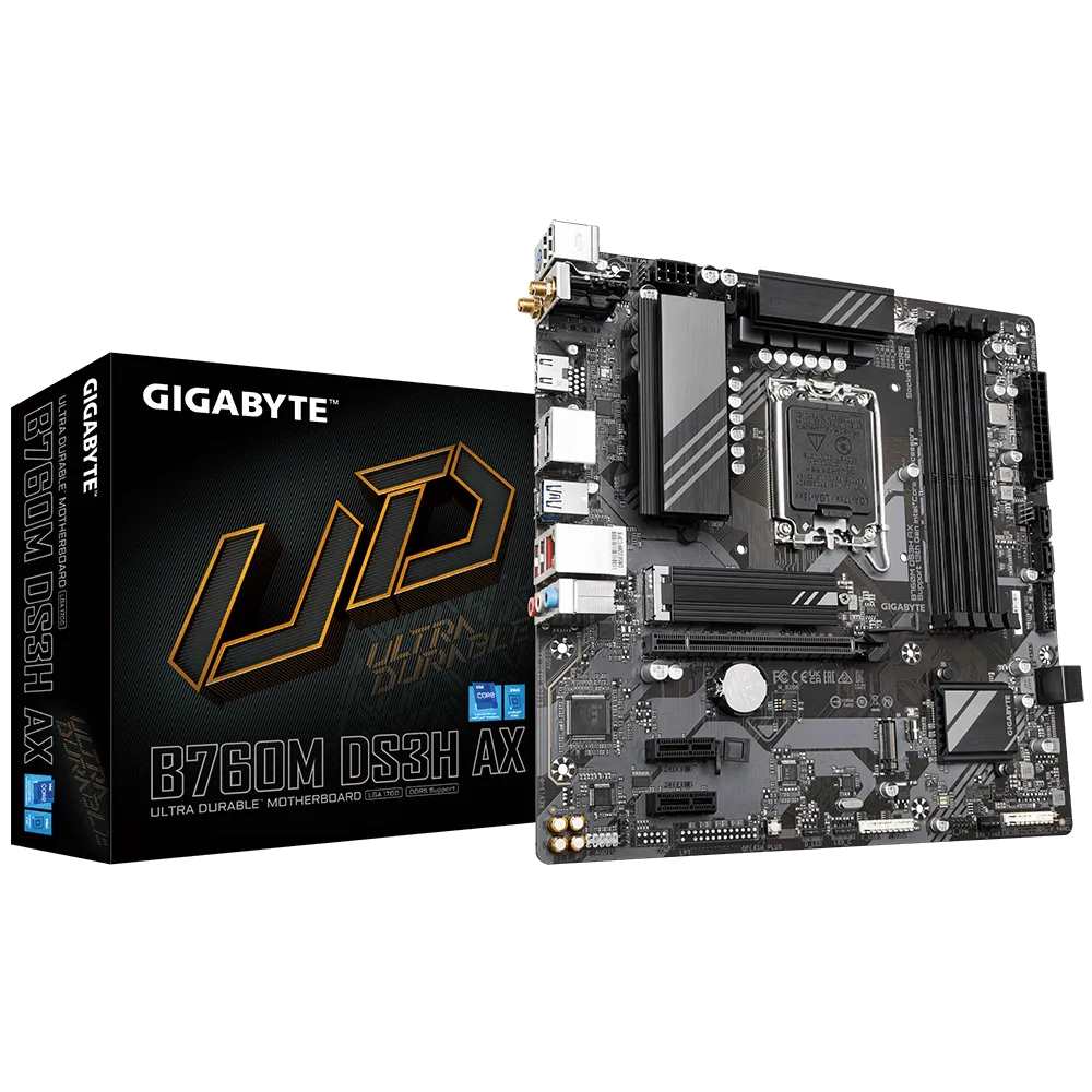 Płyta Socket LGA1700 Gigabyte B760M DS3H AX