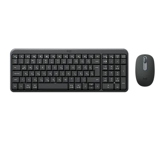 Zestaw bezprzewodowy klawiatura + mysz Logitech MK250 Bluetooth  Grafitowa