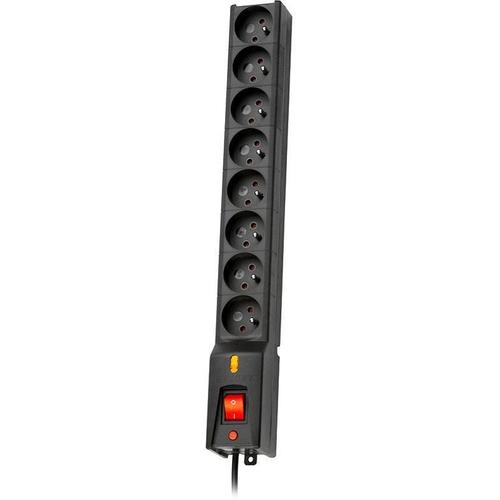 Listwa zasilająca LESTAR LXA 816 8 gniazd  3 m  czarna