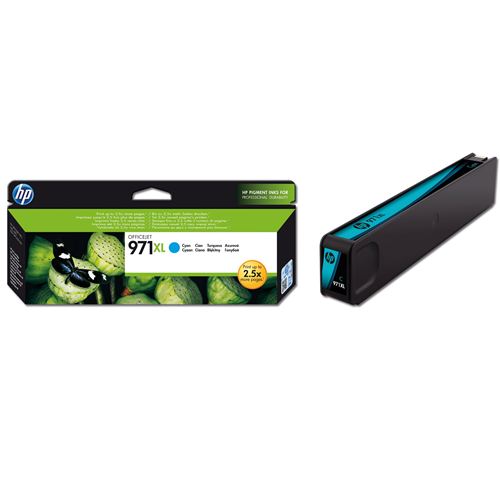 Tusz HP 971XL  CN626AE  Cyan  2500 str.