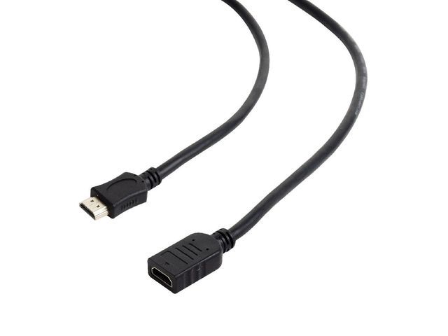 Kabel przedłużacz HDMI męski na HDMI żeński  v2.0  1.8m  Gembird