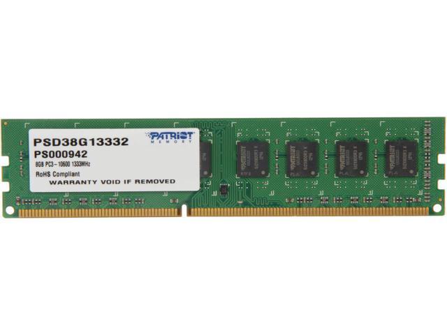 DIMM PC-1333 DDR3  8GB      Patriot