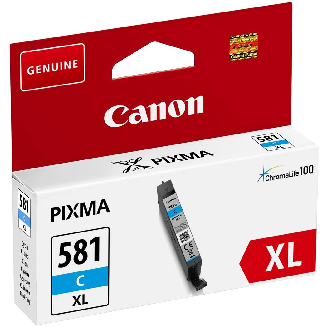 Tusz Canon CLI-581XL Cyan 520 str. - obrazek 2
