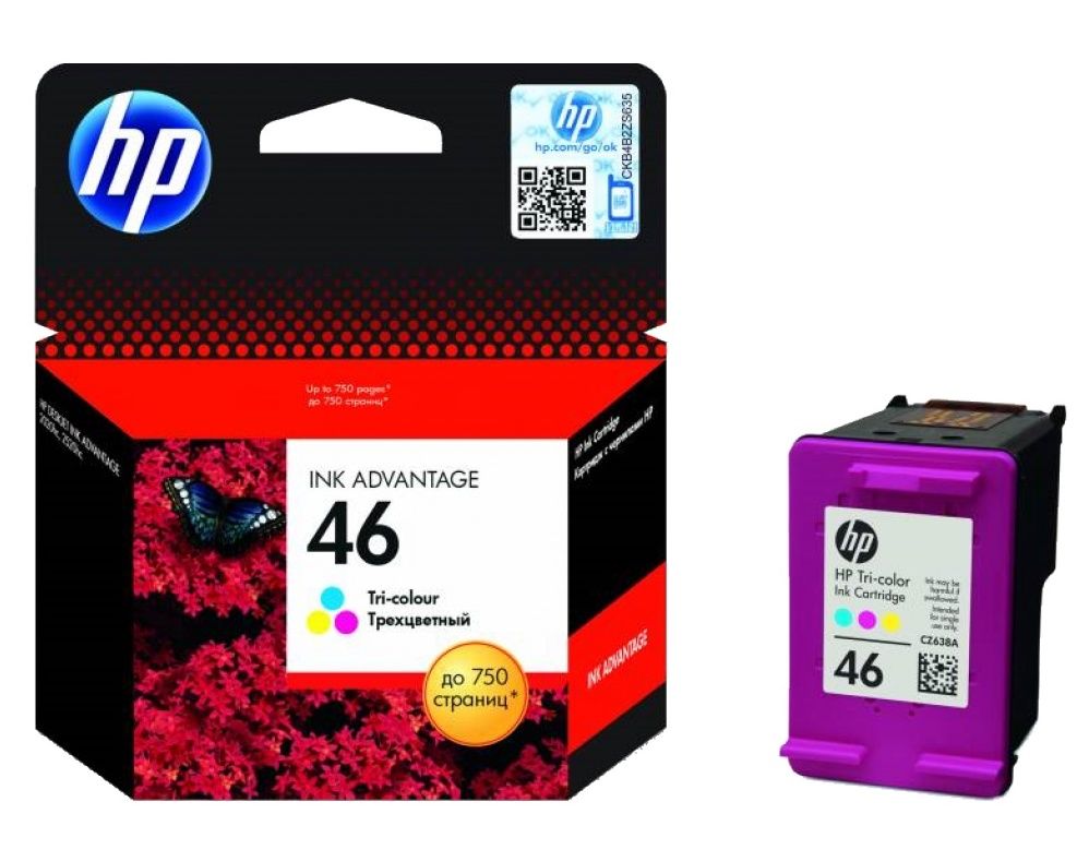Tusz HP 46 CZ638AE 750 str.