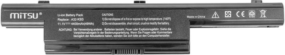 Bateria do laptopa Asus A93; K93; A95; K95; X93 10.8 V 4400 mAh - obrazek 2