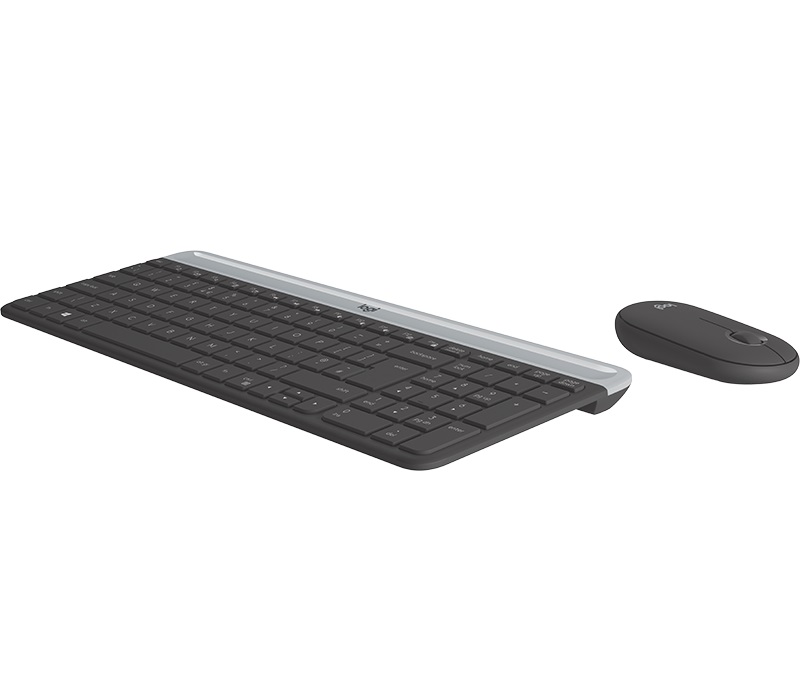Zestaw bezprzewodowy klawiatura + mysz Logitech MK470 Szary - obrazek 3