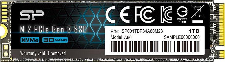 SSD M.2 NVMe 1TB Silicon Power A60