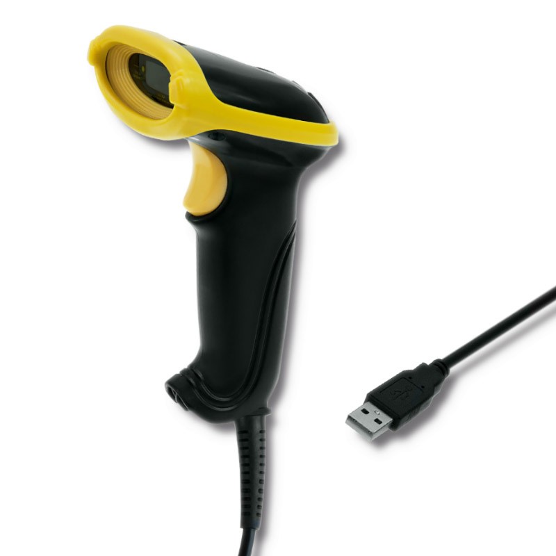 Czytnik kodów kreskowych Qoltec 1D USB