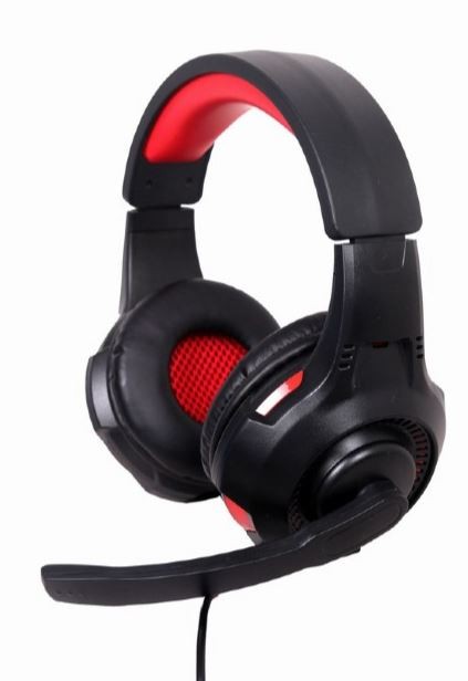 Słuchawki Gembird Gaming 5.1 USB Czarno - czerwone