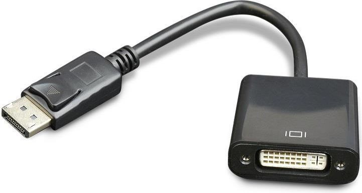 Adapter DisplayPort męski na DVI-I żeński  Gembird  Czarny