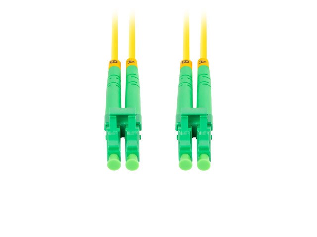Patchcord światłowodowy Sm Lc/Apc-Lc/Apc Duplex 3.0mm 10.0m Żółty Lanberg - obrazek 3