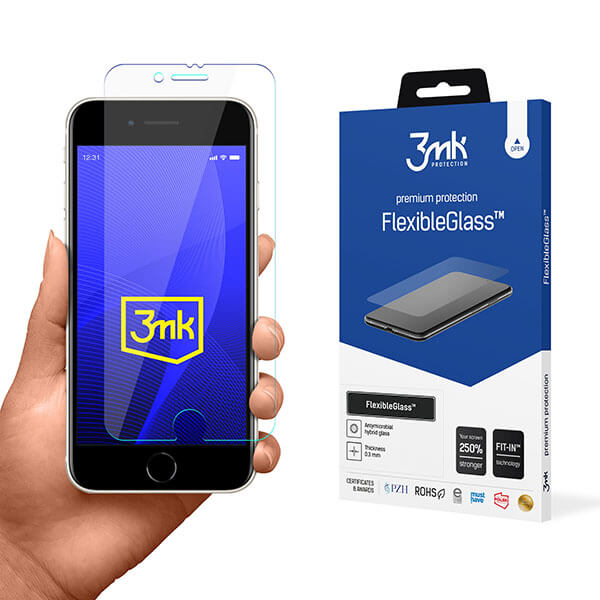 Szkło ochronne do iPhone 8 3MK FlexibleGlass