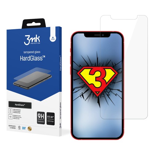 Szkło ochronne do iPhone 12 / 12 Pro 3MK HardGlass