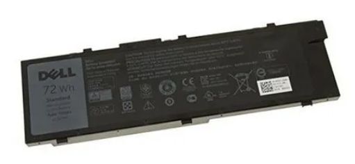 Bateria do laptopa Dell 72 WHR, 6 Cell, Lithium Ion
