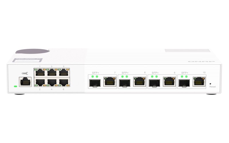Switch QNAP QSW-M2106-4C 10GbE i 2,5GbE