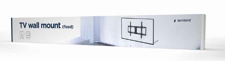 Uchwyt do mocowania LCD 37" - 80" - 70 Kg Ścienny Stały Gembird - obrazek 2