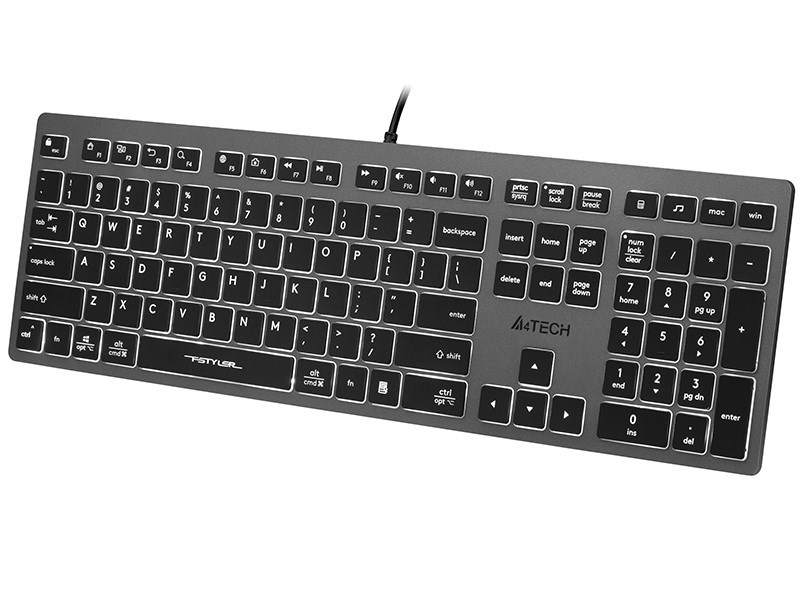 Klawiatura A4Tech FStyler FX60H White Backlit