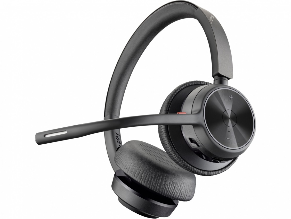 Słuchawki bezprzewodowe Poly Voyager 4320 UC USB-A + Adapter BT700 + Podstawka ładująca - obrazek 2