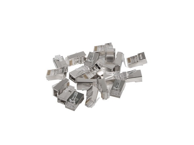 Wtyk RJ45 zaciskany kat.6 FTP przelotowy 100 szt. Lanberg
