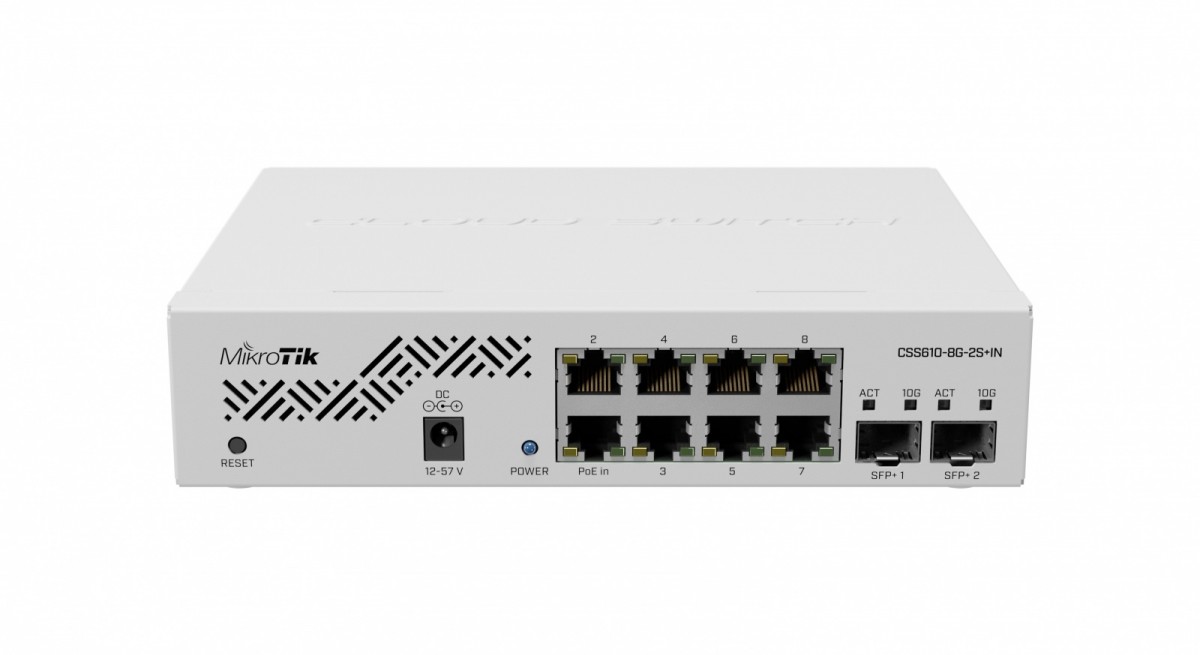 Switch MikroTik Cloud Smart Switch CSS610-8G-2S+IN