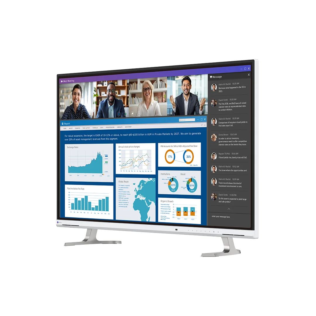 Monitor 42,5" Eizo EV4340X Biały - obrazek 4