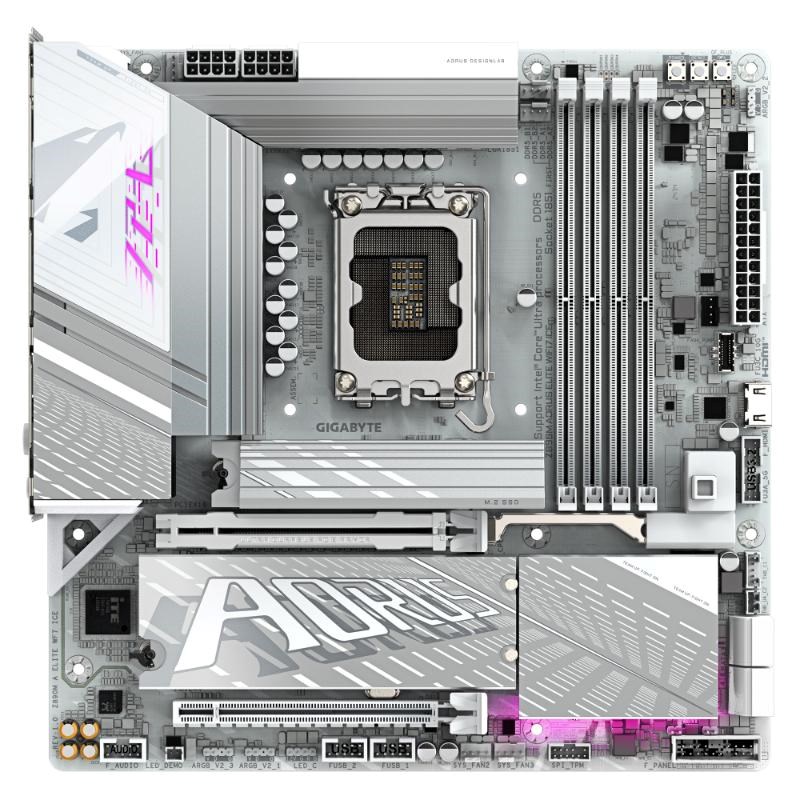 Płyta Socket LGA1851 Gigabyte Z890M A ELITE WF7 ICE - obrazek 2