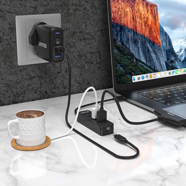 HUB USB 3.1 4 portowy Unitek - obrazek 3