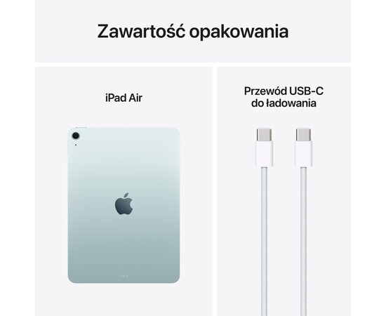 Apple iPad Air 11" M3 Wi-Fi + Cellular 128GB - Niebieski - obrazek 2