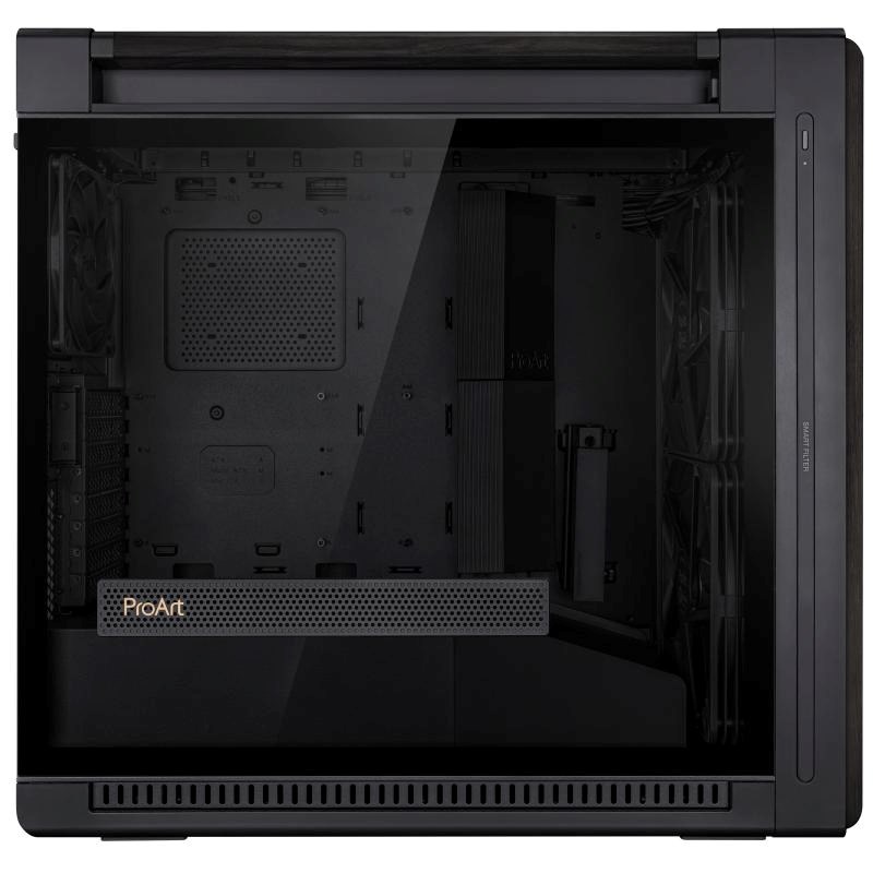 Obudowa Asus ProArt PA602 Wood TG PWM Black - obrazek 3