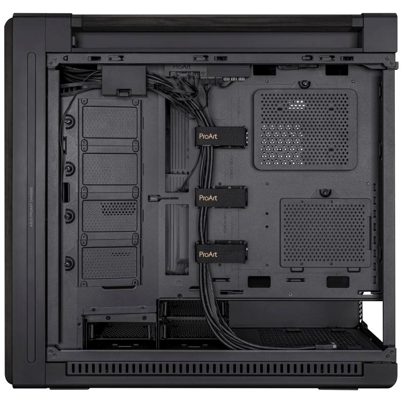 Obudowa Asus ProArt PA602 Wood TG PWM Black - obrazek 2