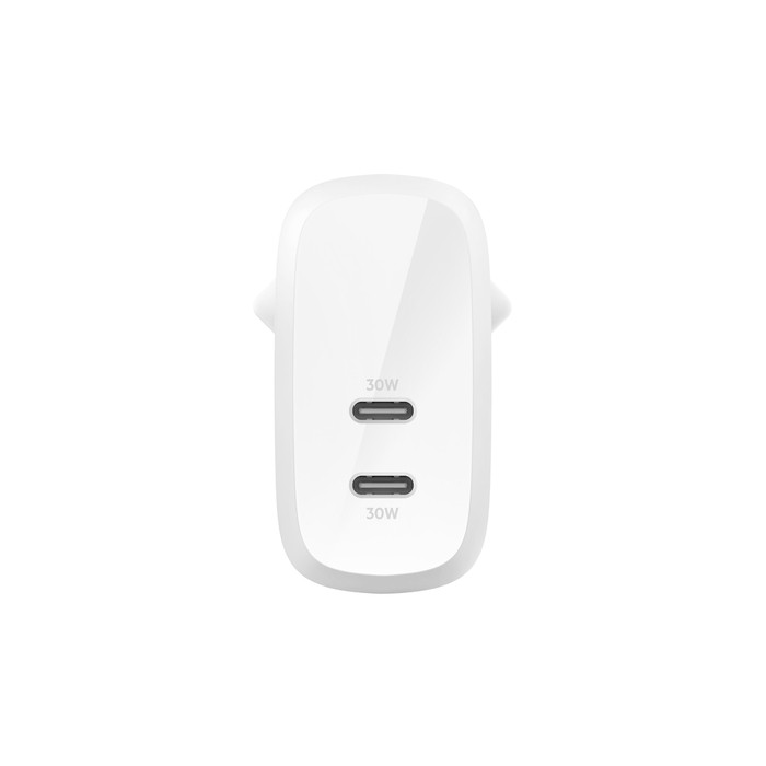 Ładowarka sieciowa USB 60W 2 x USB Type-C PD Belkin Biała - obrazek 3