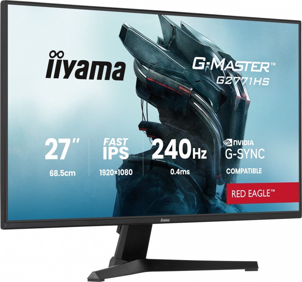 Monitor 27" iiyama G-MASTER gaming series G2771HS-B1 Red Eagle - obrazek 4