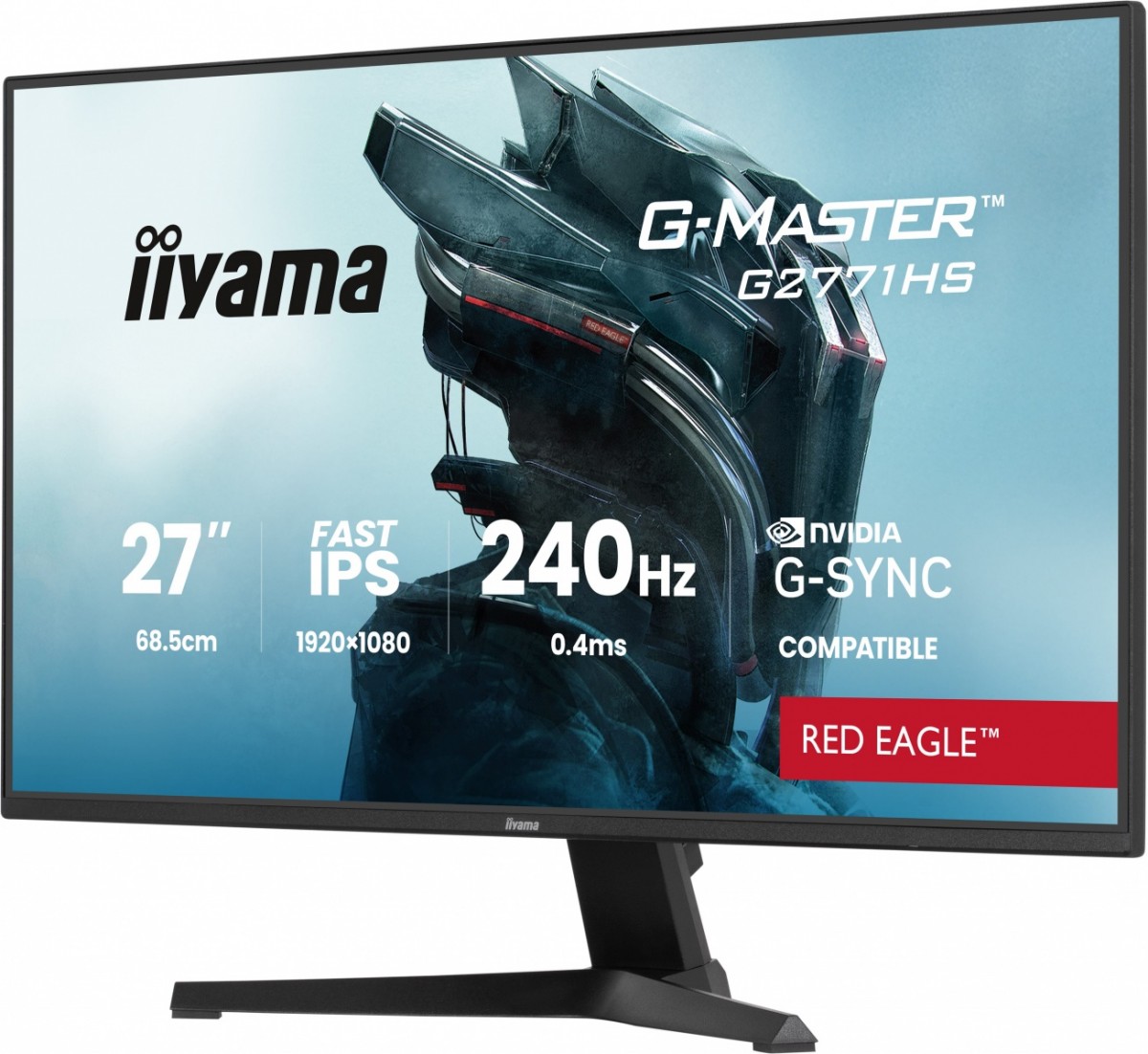 Monitor 27" iiyama G-MASTER gaming series G2771HS-B1 Red Eagle - obrazek 2